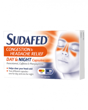Sudafed Congestion & Headache Relief Day & Night Capsules