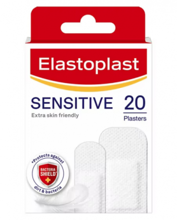 Elastoplast Sensitive Hypoallergenic Plasters, 20 Pack