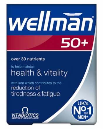 Vitabiotics Wellman 50+ 30 Tablets