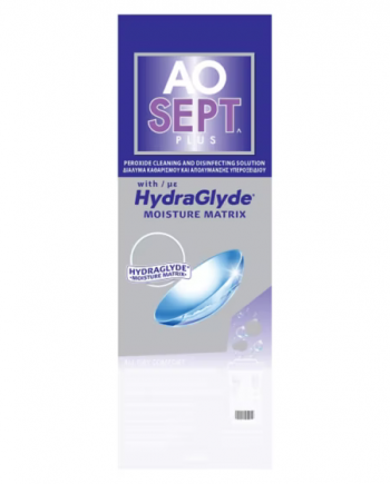 AOSept Plus HydraGlyde contact lens solution 360ml