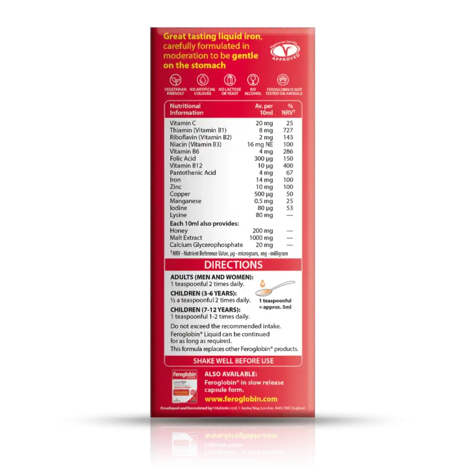 Vitabiotics Feroglobin B12 Liquid-200ml