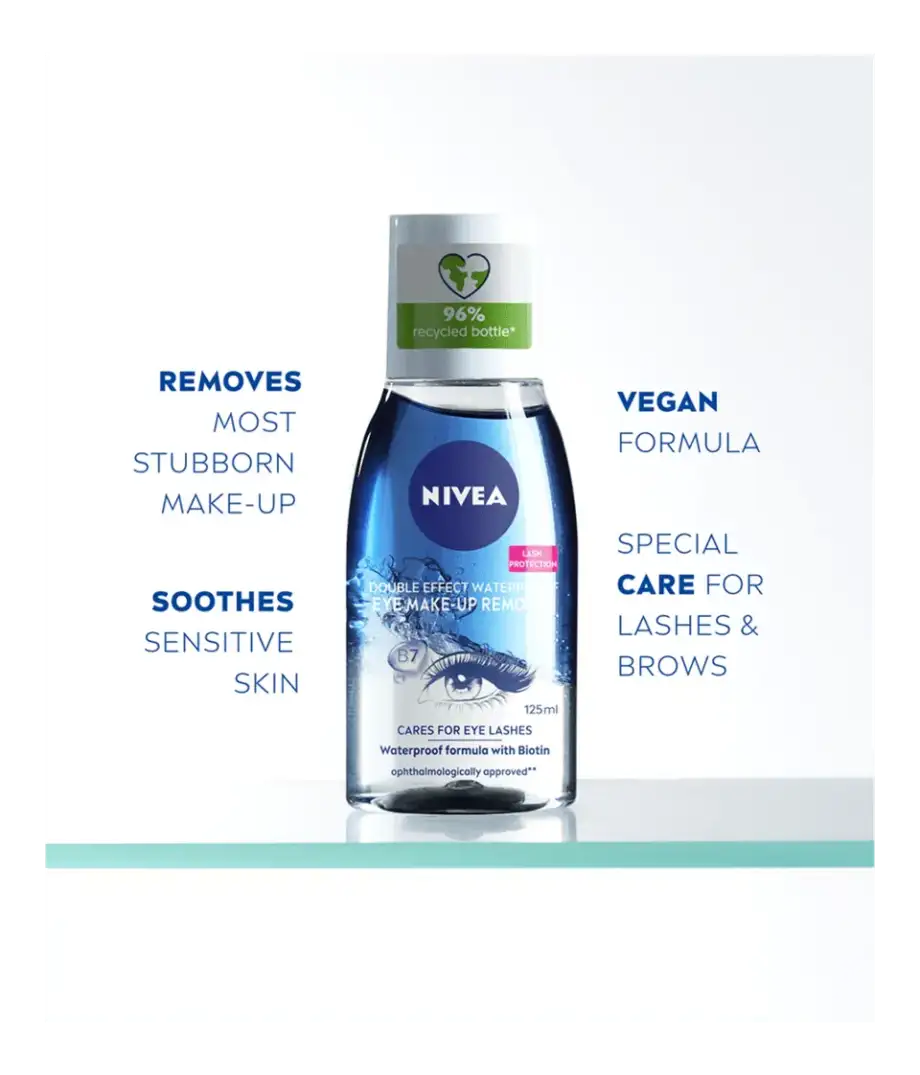 Nivea Double Effect Eye Make-up Remover-125ml