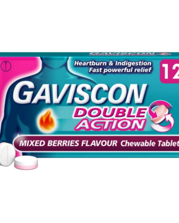 Gaviscon Double Action Chewable Tablets Mixed Berries- 12 Tablets