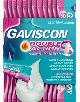 Gaviscon Double Action Sachets -12 Sachets